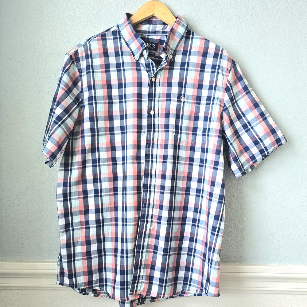Men's Plaid Short Sleeve Shirt